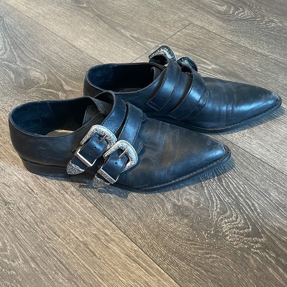 Little Burgundy Leather Loafers - Picture 2 of 3